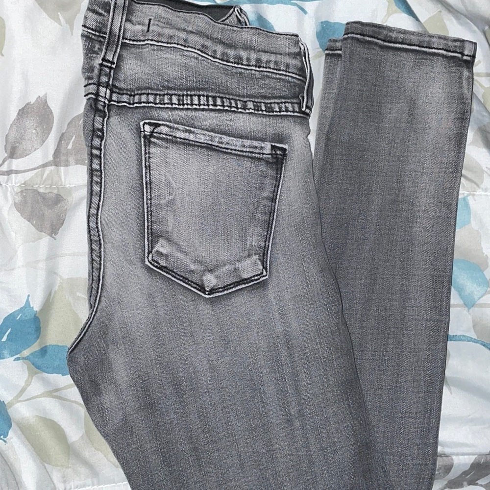 Light Gray Ripped Flying Monkey Jeans